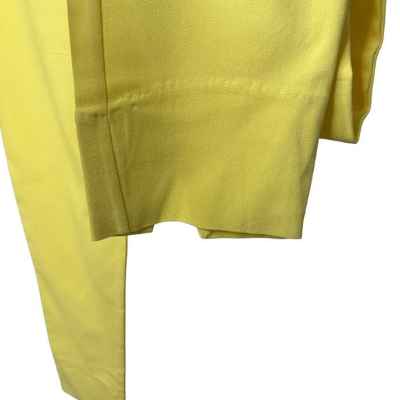 Jean-Pierre Klifa | Lemon Yellow Skinny Stretch High Rise Jackie Pants | Sz M - Picture 3 of 7
